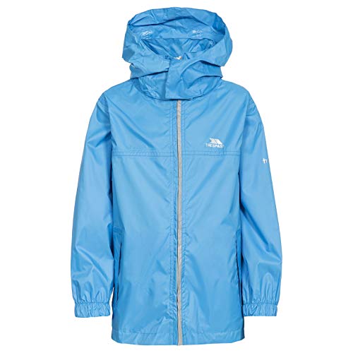 Trespass Packup Jacket, Cobalt, 7/8, Kompakt Zusammenrollbare Wasserdichte Jacke mit Kapuze für Kinder / Unisex / Mädchen und Jungen, 7-8 Jahre, Blau Trespass Packup Jacket, Cobalt, 7/8, Kompakt Zusammenrollbare Wasserdichte Jacke mit Kapuze für Kinder / Unisex / Mädchen und Jungen, 7-8 Jahre, Blau von Trespass