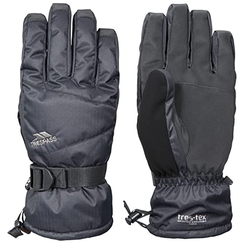 Trespass Punch, Black, L, Gepolsterte Wasserdichte Handschuhe für Herren, Large, Schwarz Trespass Punch, Black, L, Gepolsterte Wasserdichte Handschuhe für Herren, Large, Schwarz von Trespass