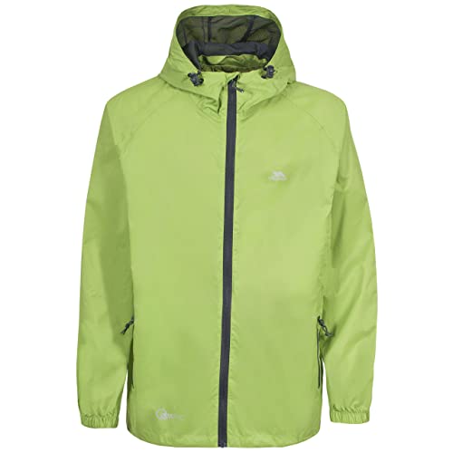 Trespass Unisex Erwachsene Qikpac Jacket Kompakt Zusammenrollbare Wasserdichte Regenjacke, Grün (Leaf), XS Trespass Unisex Erwachsene Qikpac Jacket Kompakt Zusammenrollbare Wasserdichte Regenjacke, Grün (Leaf), XS von Trespass