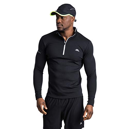 Trespass Ronson, Black, XS, Schnelltrocknendes Sport Top für Herren, X-Small, Schwarz Trespass Ronson, Black, XS, Schnelltrocknendes Sport Top für Herren, X-Small, Schwarz von Trespass