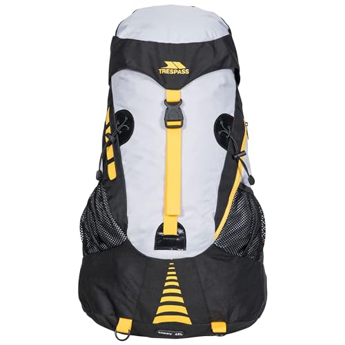 Trespass Inverary, Black, Wasserdichter Rucksack 45 Liter mit eingebauter Regenhülle, Schwarz Trespass Inverary, Black, Wasserdichter Rucksack 45 Liter mit eingebauter Regenhülle, Schwarz von Trespass