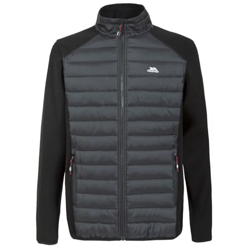 Trespass Saunter, Black, S, Warme Fleecejacke mit Kapuze 300g/m² für Herren, Small, Schwarz Trespass Saunter, Black, S, Warme Fleecejacke mit Kapuze 300g/m² für Herren, Small, Schwarz von Trespass