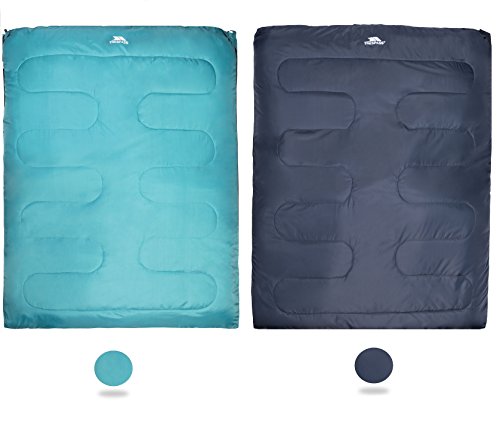 Trespass Catnap, Jade, 2 Personen Drei Jahreszeiten Schlafsack 180cm x 140cm, Grün Trespass Catnap, Jade, 2 Personen Drei Jahreszeiten Schlafsack 180cm x 140cm, Grün von Trespass