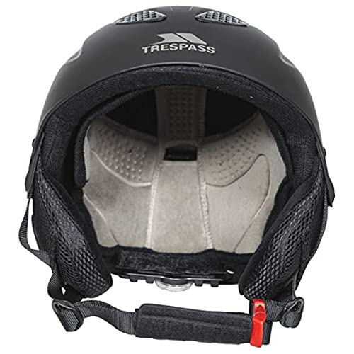 Trespass - Schutzhelm für Ski- und Schneesport, Modell Burlin für Erwachsene (L) (schwarz) von Trespass