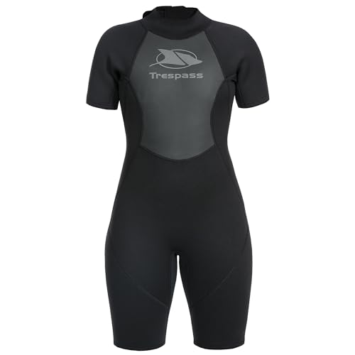 Trespass Scubadive, Black, XXL, Kurzer Neoprenanzug mit 7mm-Reißverschluss für Damen, XX-Large / 2XL / 2X-Large, Schwarz Trespass Scubadive, Black, XXL, Kurzer Neoprenanzug mit 7mm-Reißverschluss für Damen, XX-Large / 2XL / 2X-Large, Schwarz von Trespass