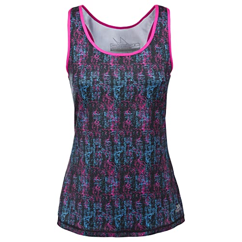 Trespass Selma, Pink Glow Print, S, Schnelltrocknende Sport Weste mit Reflektierenden Details für Damen, Small, Rosa / Pink Trespass Selma, Pink Glow Print, S, Schnelltrocknende Sport Weste mit Reflektierenden Details für Damen, Small, Rosa / Pink von Trespass