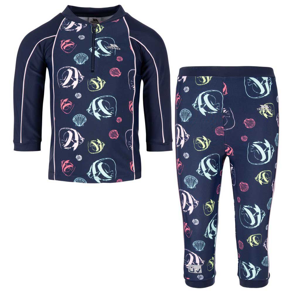 Trespass Smiley Uv Long Sleeve Jumpsuit Blau 11-12 Years von Trespass