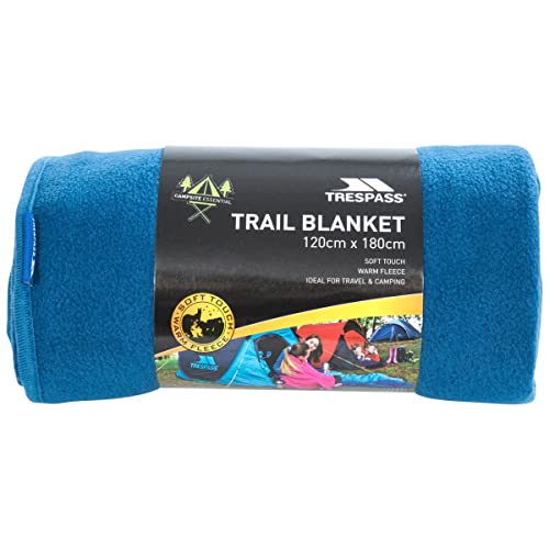 Trespass Snuggles Warme Fleece Decke, Cobalt, One Size Trespass Snuggles Warme Fleece Decke, Cobalt, One Size von Trespass