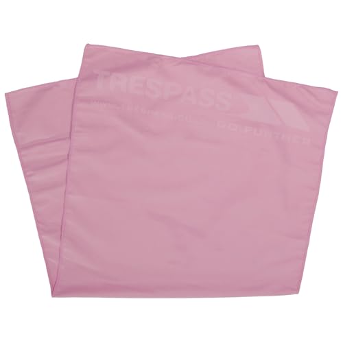 Trespass Soaked, Pink, Antibakterielles Schnelltrocknendes Mikrofaser Handtuch mit Beutel, 135cm x 70cm, Rosa / Pink von Trespass