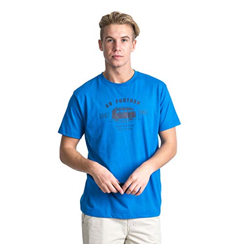 Trespass Space, Bright Blue, S, T-Shirt mit Aufdruck für Herren, Small, Blau Trespass Space, Bright Blue, S, T-Shirt mit Aufdruck für Herren, Small, Blau von Trespass