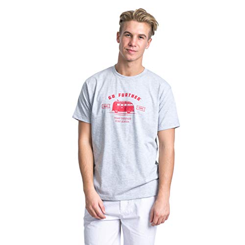 Trespass Space, Grey Marl, XXS, T-Shirt mit Aufdruck für Herren, XX-Small / 2XS / 2X-Small, Grau Trespass Space, Grey Marl, XXS, T-Shirt mit Aufdruck für Herren, XX-Small / 2XS / 2X-Small, Grau von Trespass