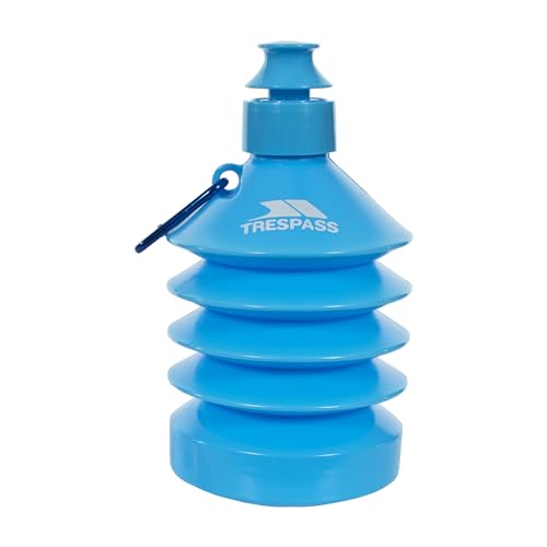 Trespass Squeezi, Blue, Faltbare Trinkflasche 500ml, Blau von Trespass