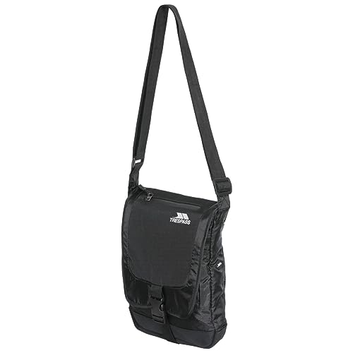 Trespass Strapper, Black, Tragetasche 2,5 Liter / 3 Innentaschen, 1 Außentasche, Schwarz von Trespass