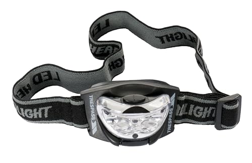 Trespass Guidance, Black, 3 LED (2 Weiß, 1 Rot) Stirnlampe 7cm x 4cm x 4cm, Schwarz Trespass Guidance, Black, 3 LED (2 Weiß, 1 Rot) Stirnlampe 7cm x 4cm x 4cm, Schwarz von Trespass