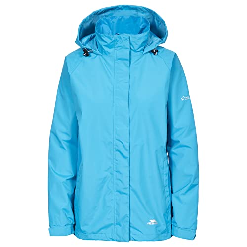 Trespass Tarron II, Bermuda, XS, Wasserdichte Jacke mit einrollbarer Kapuze für Damen, X-Small, Blau Trespass Tarron II, Bermuda, XS, Wasserdichte Jacke mit einrollbarer Kapuze für Damen, X-Small, Blau von Trespass