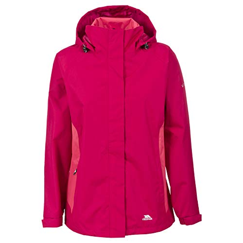 Trespass Tarron II, Cerise, XXS, Wasserdichte Jacke mit einrollbarer Kapuze für Damen, XX-Small / 2XS / 2X-Small, Rosa / Pink Trespass Tarron II, Cerise, XXS, Wasserdichte Jacke mit einrollbarer Kapuze für Damen, XX-Small / 2XS / 2X-Small, Rosa / Pink von Trespass
