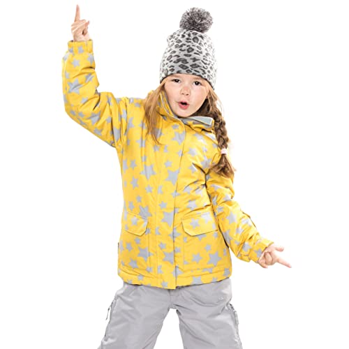 Trespass Tillie, Gold, 11/12, Warme Gepolsterte Wasserdichte Skijacke mit abnehmbarer Kapuze, Schneefang & Skipasstasche für Kinder / Mädchen 2-12 Jahre, 11-12 Jahre, Gelb Trespass Tillie, Gold, 11/12, Warme Gepolsterte Wasserdichte Skijacke mit abnehmbarer Kapuze, Schneefang & Skipasstasche für Kinder / Mädchen 2-12 Jahre, 11-12 Jahre, Gelb von Trespass
