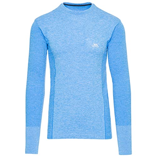 Trespass Timo, Bright Blue Marl, XS, Schnelltrocknendes Antibakterielles Sportoberteil für Herren, X-Small, Blau Trespass Timo, Bright Blue Marl, XS, Schnelltrocknendes Antibakterielles Sportoberteil für Herren, X-Small, Blau von Trespass