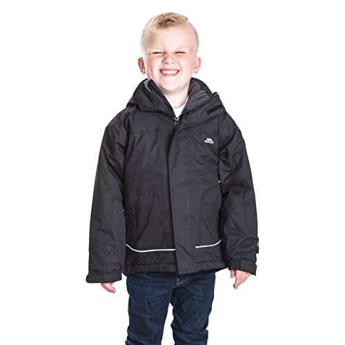 Trespass Unisex Kinder Cornell Skijacke, Schwarz, 5-6 Jahre Trespass Unisex Kinder Cornell Skijacke, Schwarz, 5-6 Jahre von Trespass