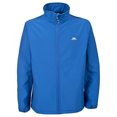 Trespass Vander, Bright Blue, XXS, Leichte Wasserdichte Softshelljacke für Herren, XX-Small / 2XS / 2X-Small, Blau von Trespass