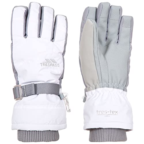 Trespass Vizza II, White, 10/12, Warme Gepolsterte Wasserdichte Handschuhe für Kinder / Jugendliche / Mädchen 10-17 Jahre, 10-12 Jahre, Weiß Trespass Vizza II, White, 10/12, Warme Gepolsterte Wasserdichte Handschuhe für Kinder / Jugendliche / Mädchen 10-17 Jahre, 10-12 Jahre, Weiß von Trespass