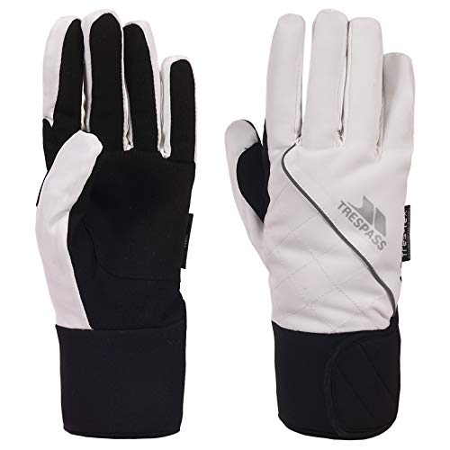 Trespass Whiprey, White, XL, Wasserdichte Handschuhe für Damen, X-Large, Weiß von Trespass