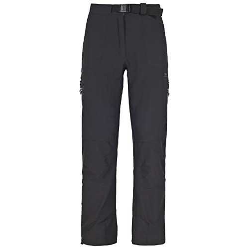 Trespass Escaped, Black, XL, Schnelltrocknende Stretch Hose mit UV-Schutz für Damen, X-Large, Schwarz von Trespass