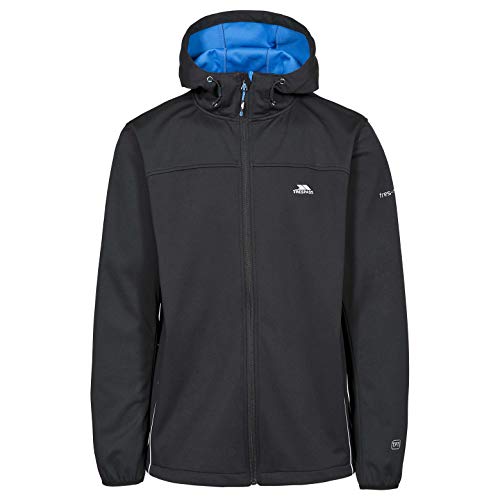 Trespass Zeek, Black, XXS, Wasserdichte Softshelljacke für Herren, XX-Small / 2XS / 2X-Small, Schwarz Trespass Zeek, Black, XXS, Wasserdichte Softshelljacke für Herren, XX-Small / 2XS / 2X-Small, Schwarz von Trespass