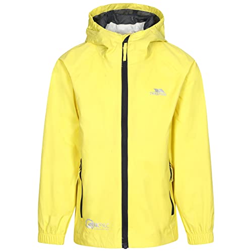 Trespass Qikpac Jacket, Yellow, 5/6, Kompakt Zusammenrollbare Wasserdichte Jacke für Kinder / Unisex / Mädchen und Jungen, 5-6 Jahre, Gelb Trespass Qikpac Jacket, Yellow, 5/6, Kompakt Zusammenrollbare Wasserdichte Jacke für Kinder / Unisex / Mädchen und Jungen, 5-6 Jahre, Gelb von Trespass