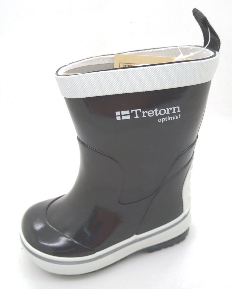 Tretorn Tretorn Kautschuk Kinderstiefel Optimist, schwarz Gummistiefel von Tretorn