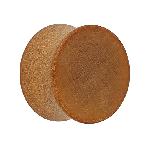 Treuheld® | Holz Ohr Plug | Braun | Double Flared 12 mm von Treuheld