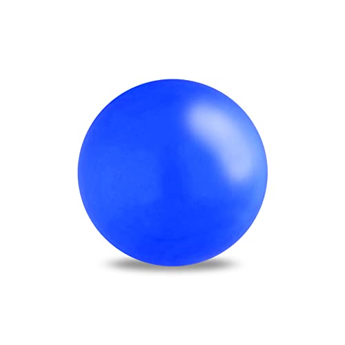 Treuheld® Kunststoff Piercing Kugel mit Gewinde | Farbe: Blau | Größe: 1,6 x 3 mm von Treuheld