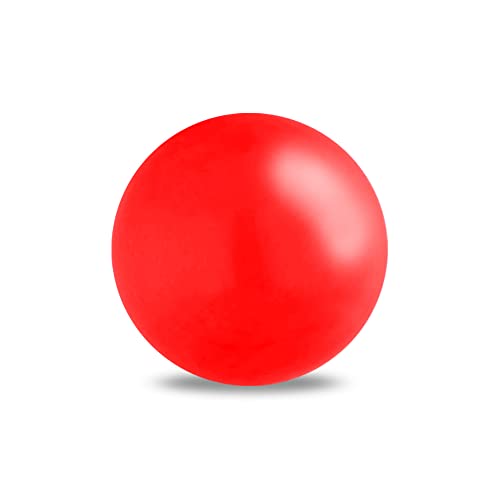 Treuheld® Kunststoff Piercing Kugel mit Gewinde | Farbe: Rot | Größe: 1,6 x 3 mm von Treuheld
