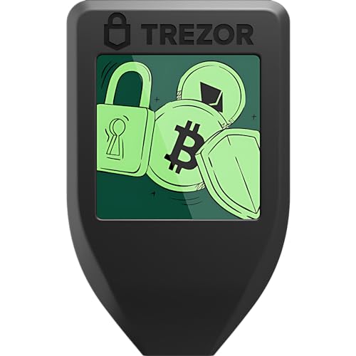 Trezor Model T - Krypto Hardware Wallet mit LCD Touchscreen, Sicheren Bitcoin und 8000+ Münzen für Maximale Sicherheit von Trezor