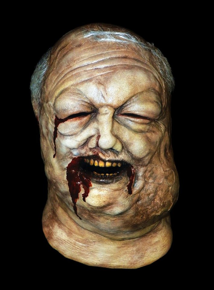 Trick or Treat Verkleidungsmaske The Walking Dead Brunnen Zombie, Original lizenzierte Zombie-Maske aus der Kult-Serie 'The Walking Dead von Trick or Treat