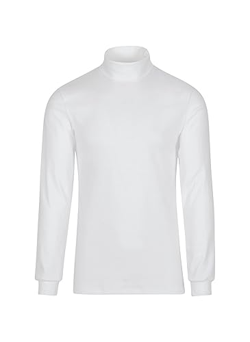 Trigema Damen Mädchen Langarm Ski/Sport-Rolli Pullover, Weiß, 140 EU Trigema Damen Mädchen Langarm Ski/Sport-Rolli Pullover, Weiß, 140 EU von Trigema