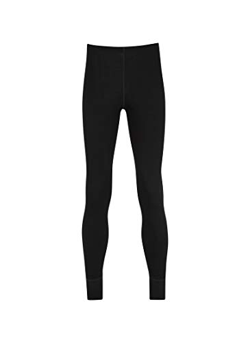 Trigema Herren Lange Ski/Sport Unterhose Thermounterwäsche-Unterteil, Schwarz (schwarz 008), Small von Trigema