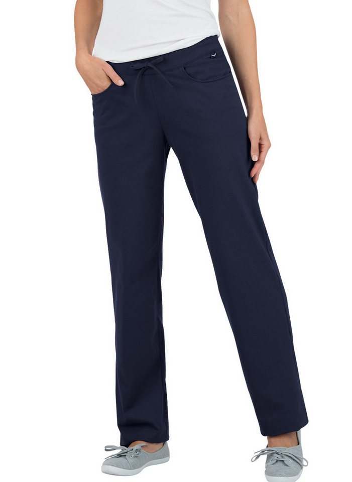 Trigema Jerseyhose TRIGEMA Hüfthose DELUXE Baumwolle (1-tlg) Trigema Jerseyhose TRIGEMA Hüfthose DELUXE Baumwolle (1-tlg) von Trigema