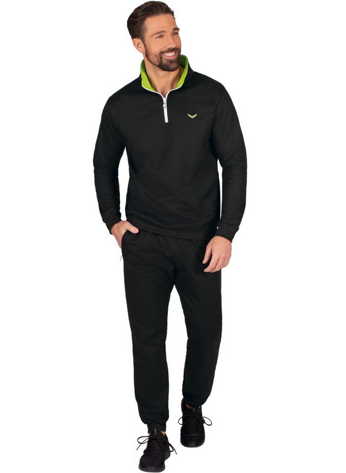 Trigema Sweater TRIGEMA Herren Jogginganzug in Sweat-Qualität von Trigema