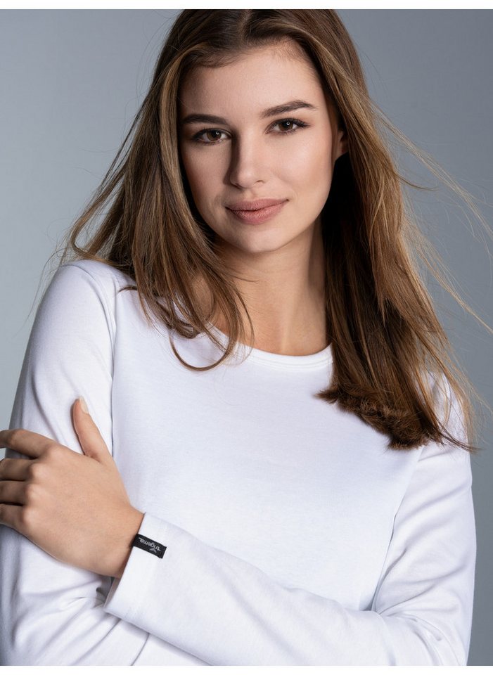 Trigema Longsleeve TRIGEMA Langarmshirt (1-tlg) Trigema Longsleeve TRIGEMA Langarmshirt (1-tlg) von Trigema