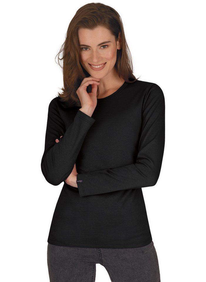 Trigema Longsleeve TRIGEMA Langarmshirt (1-tlg) Trigema Longsleeve TRIGEMA Langarmshirt (1-tlg) von Trigema