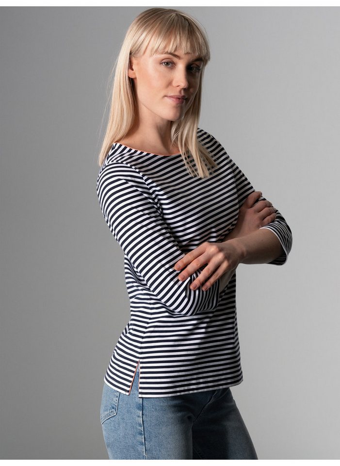 Trigema Longsleeve TRIGEMA Shirt aus 100% Baumwolle mit 3/4-Arm (1-tlg) Trigema Longsleeve TRIGEMA Shirt aus 100% Baumwolle mit 3/4-Arm (1-tlg) von Trigema
