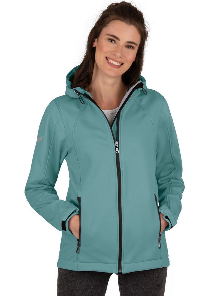 Trigema Softshelljacke TRIGEMA Taillierte Softshell–Kapuzenjacke (1-St) Trigema Softshelljacke TRIGEMA Taillierte Softshell–Kapuzenjacke (1-St) von Trigema