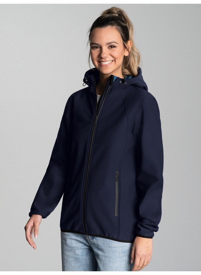 Trigema Softshelljacke TRIGEMA Taillierte Softshell–Kapuzenjacke (1-St) Trigema Softshelljacke TRIGEMA Taillierte Softshell–Kapuzenjacke (1-St) von Trigema
