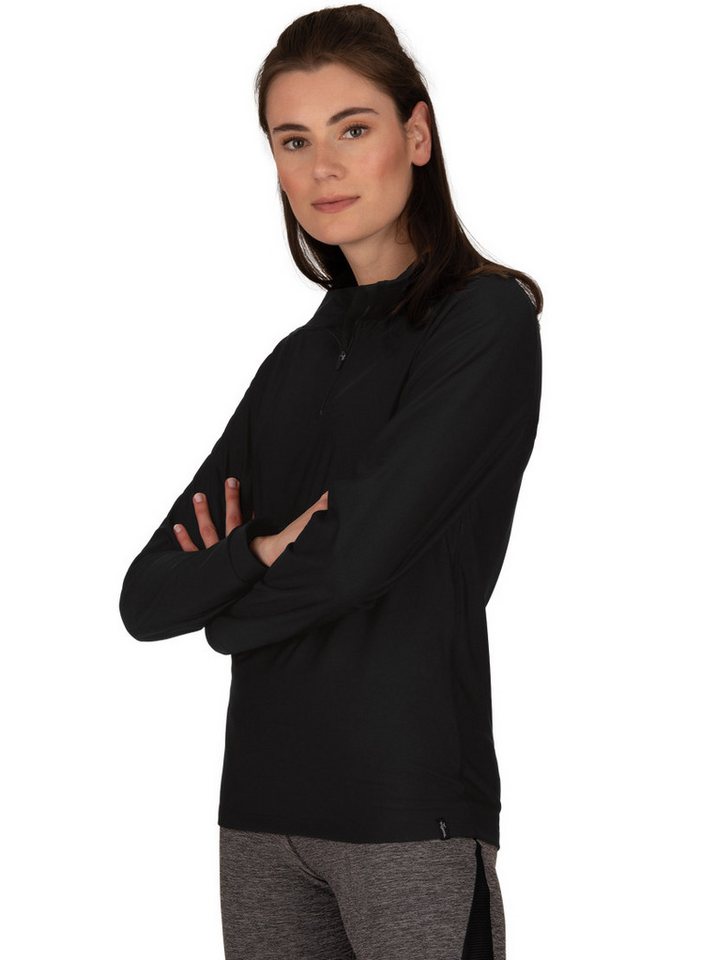 Trigema Sweatshirt TRIGEMA Langärmeliges Sportshirt mit Reißverschluss Trigema Sweatshirt TRIGEMA Langärmeliges Sportshirt mit Reißverschluss von Trigema