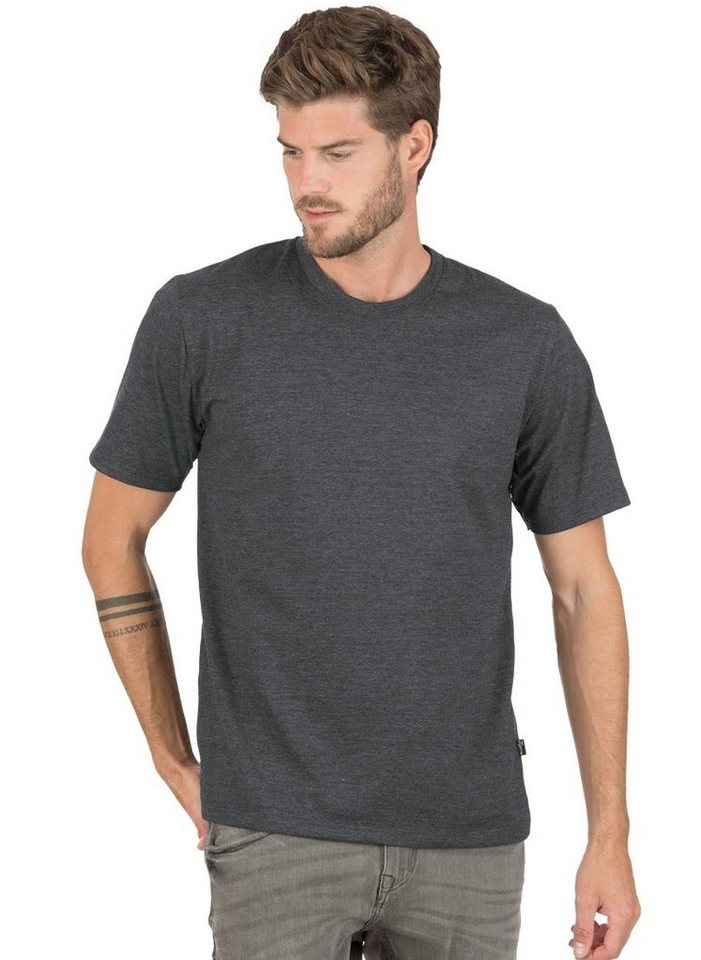 Trigema T-Shirt TRIGEMA T-Shirt DELUXE Baumwolle (1-tlg) von Trigema