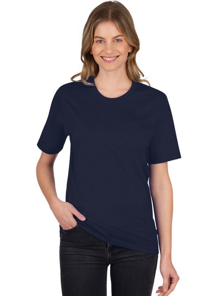 Trigema T-Shirt TRIGEMA T-Shirt DELUXE Baumwolle (1-tlg) Trigema T-Shirt TRIGEMA T-Shirt DELUXE Baumwolle (1-tlg) von Trigema