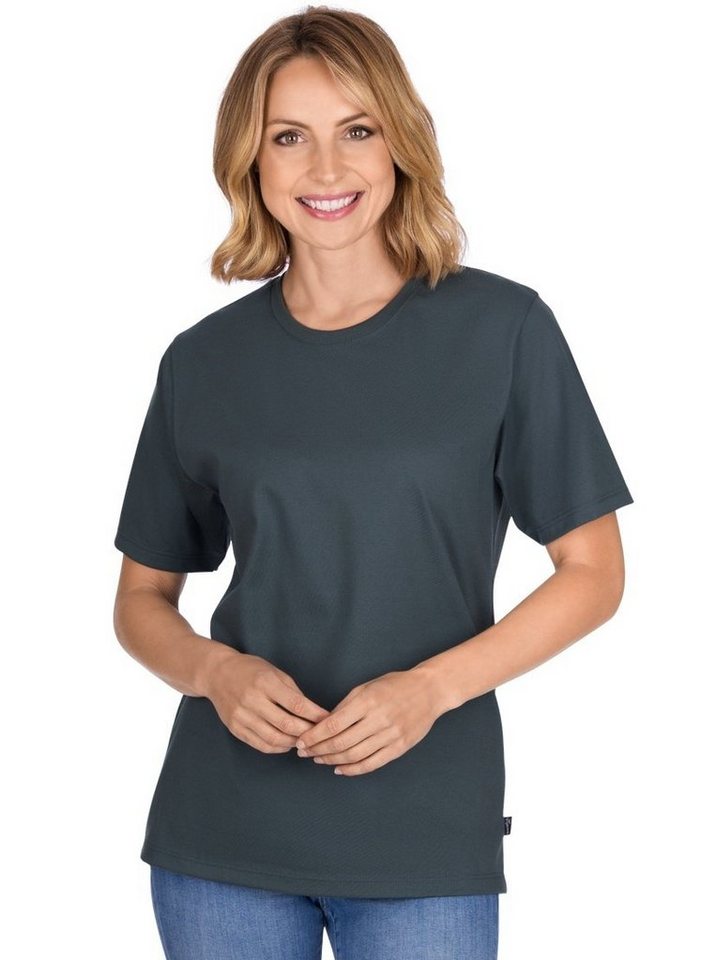 Trigema T-Shirt TRIGEMA T-Shirt DELUXE Baumwolle (1-tlg) Trigema T-Shirt TRIGEMA T-Shirt DELUXE Baumwolle (1-tlg) von Trigema