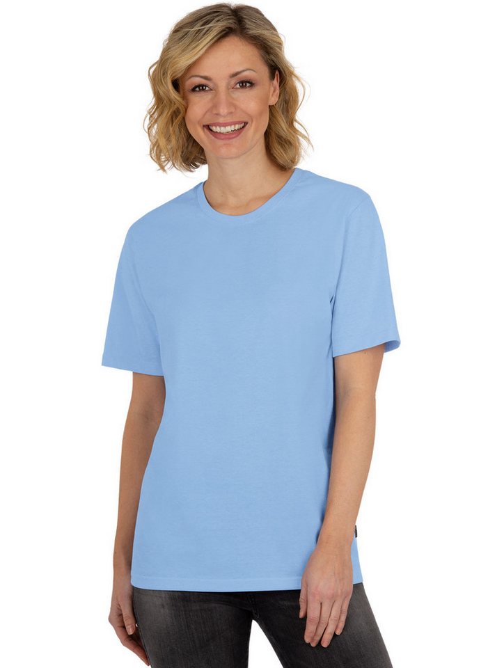 Trigema T-Shirt TRIGEMA T-Shirt DELUXE Baumwolle (1-tlg) Trigema T-Shirt TRIGEMA T-Shirt DELUXE Baumwolle (1-tlg) von Trigema