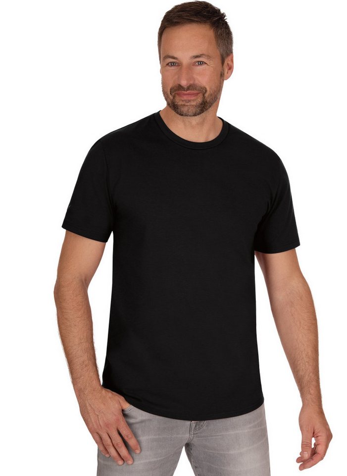 Trigema T-Shirt TRIGEMA T-Shirt aus 100% Biobaumwolle (1-tlg) Trigema T-Shirt TRIGEMA T-Shirt aus 100% Biobaumwolle (1-tlg) von Trigema